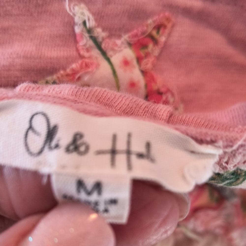 Pink Floral Top by Oh & Ah
